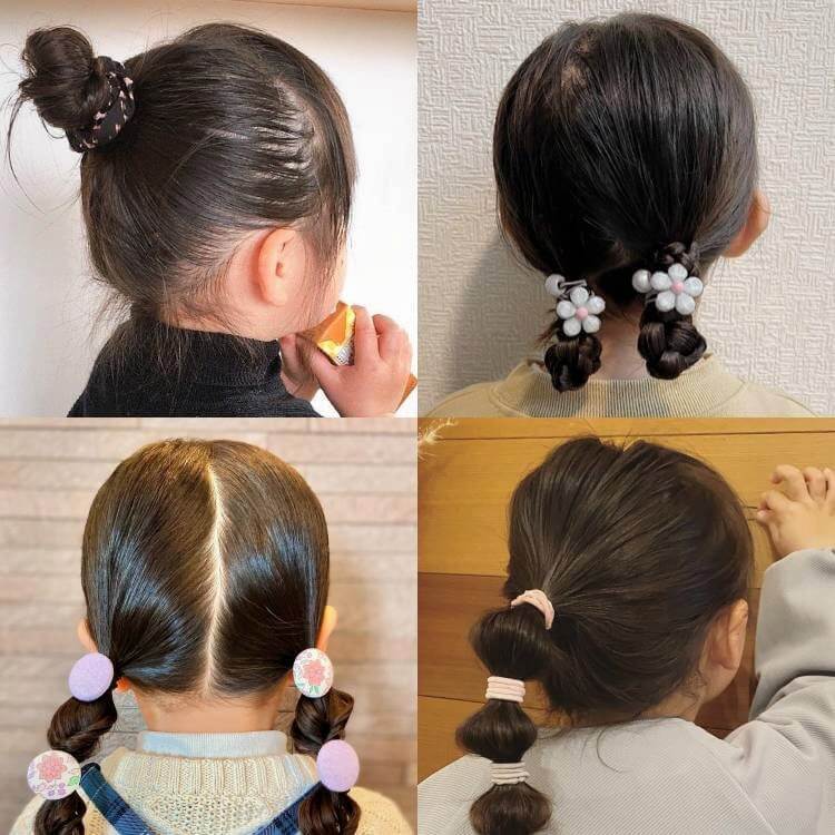 不器用でも大丈夫！忙しい朝の簡単「登園ヘアアレンジ」子どもからの「かわいい髪型にして♡」がもう怖くない！