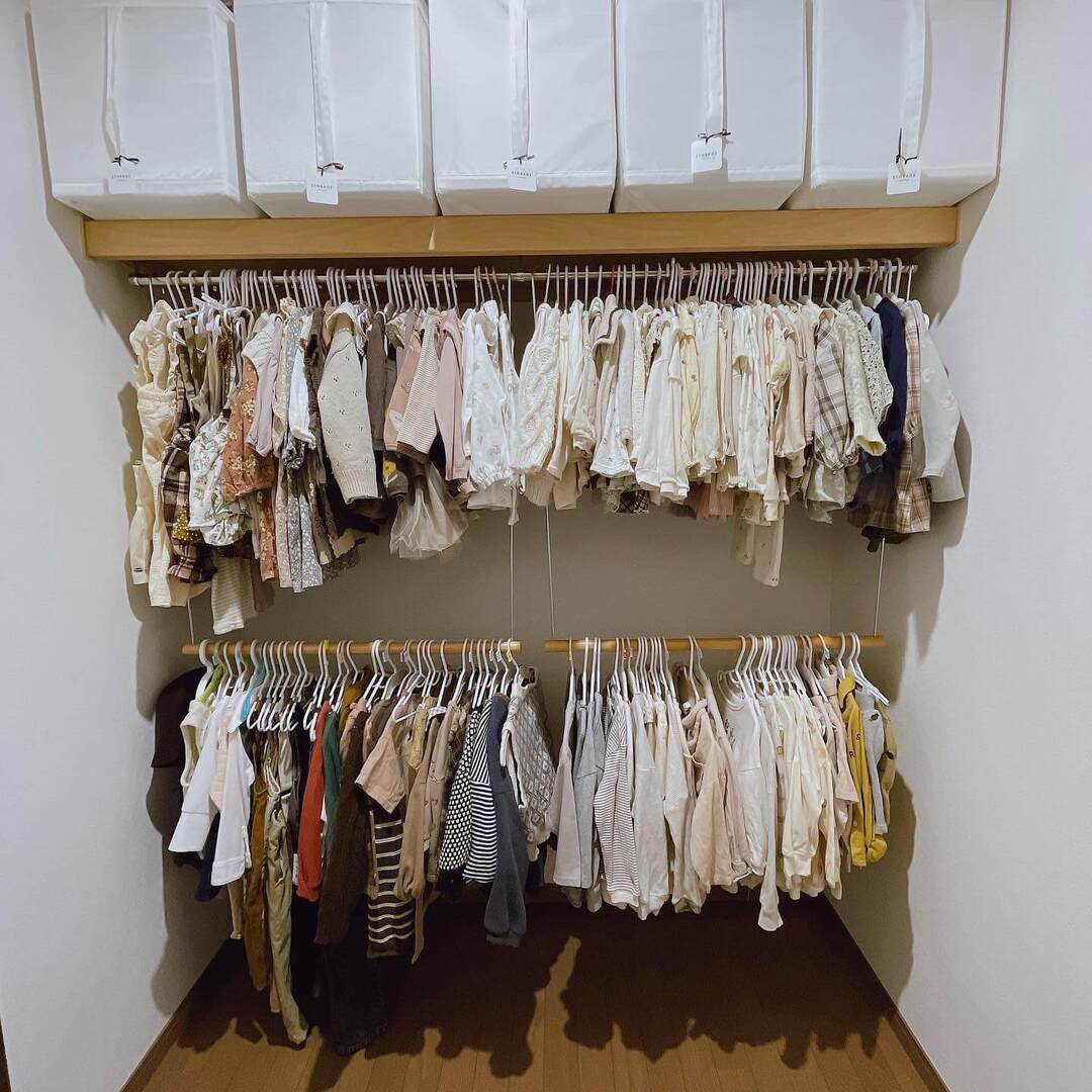 どんどん増える【子ども服】カラボ、衣装ケース、ハンガーラック、突っ張り棒…どう使う？収納上手さんの収納アイデア拝見