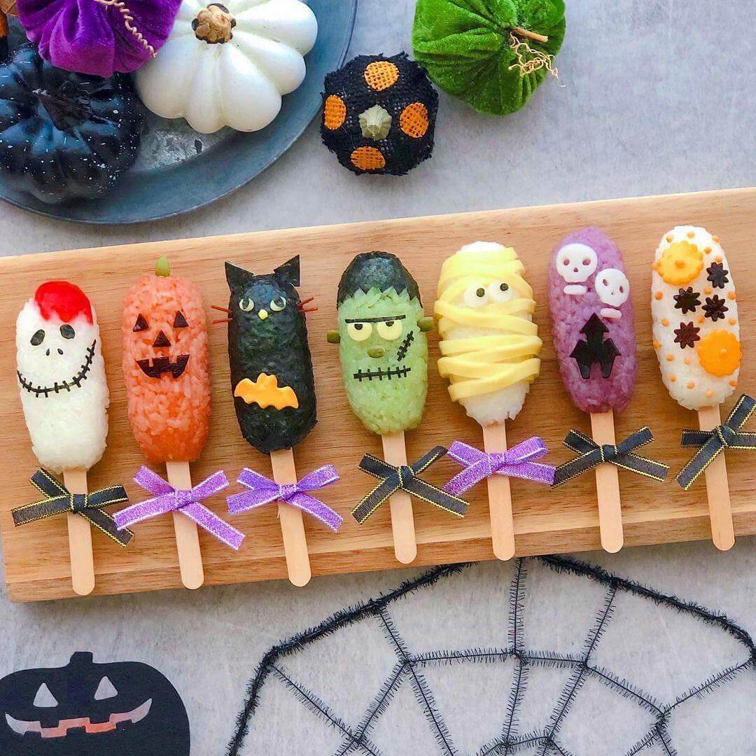 【ハロウィンごはん】デコカレー、デビル風パスタ、モンスターおにぎり…マネしたいアイデア厳選！れんこんがまさかのいい仕事♪