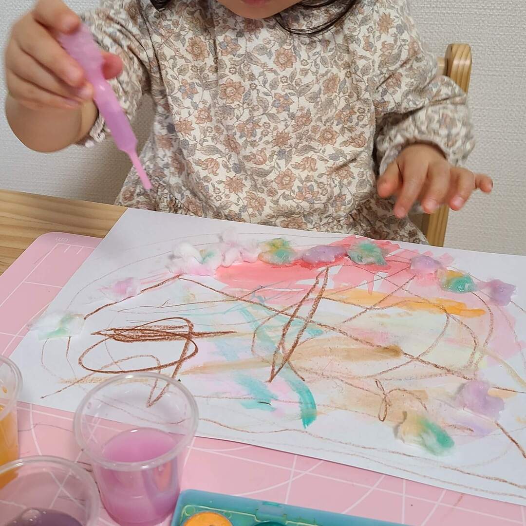 【100均グッズで理系脳を育てる！】メイク用コットンで桜を咲かせる！？春休みにぴったりのおうち実験