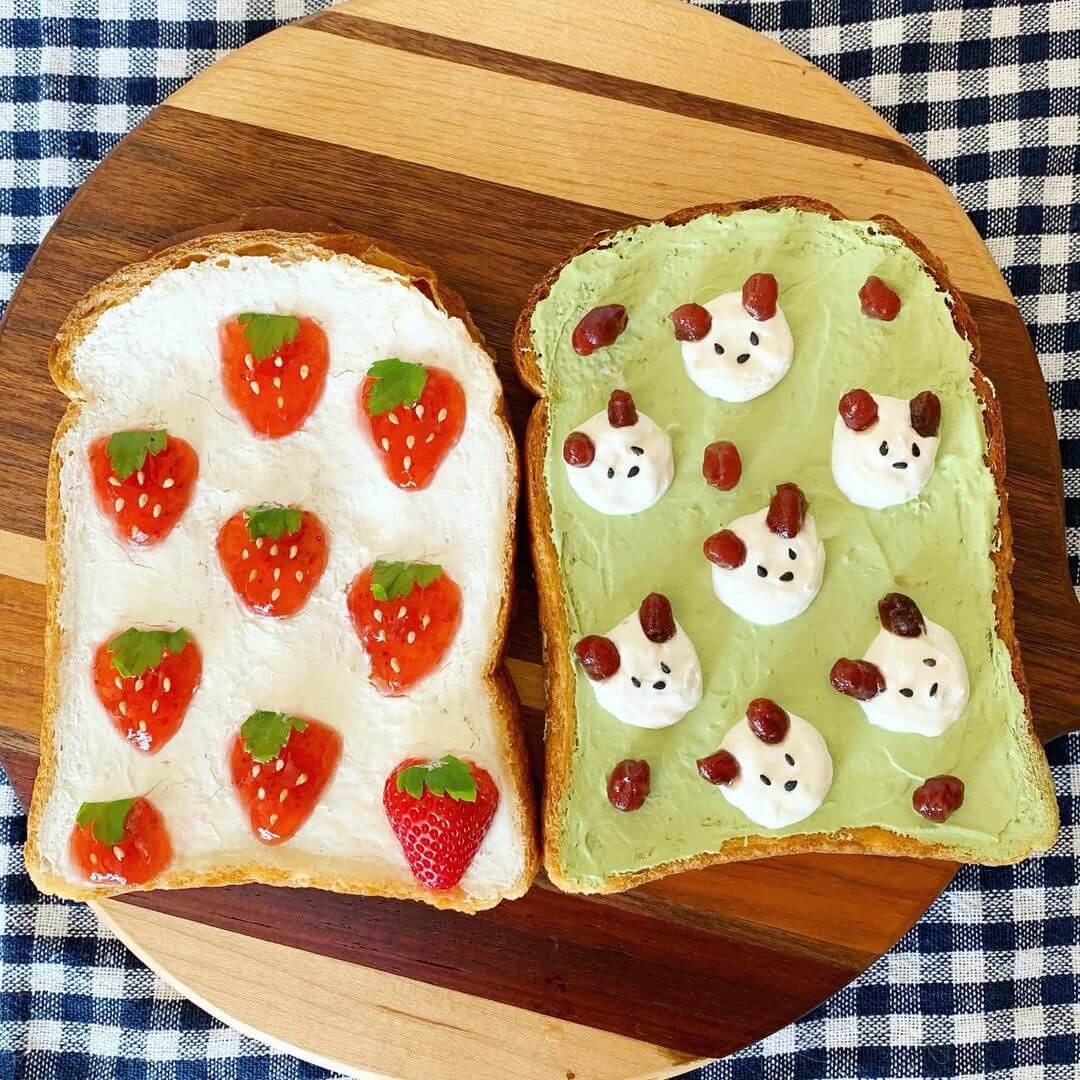 フルーツ柄、どうぶつ柄、メッセージ入り…朝食に元気を運ぶ♡ジャムを使った「トーストデコ」アイデア8選