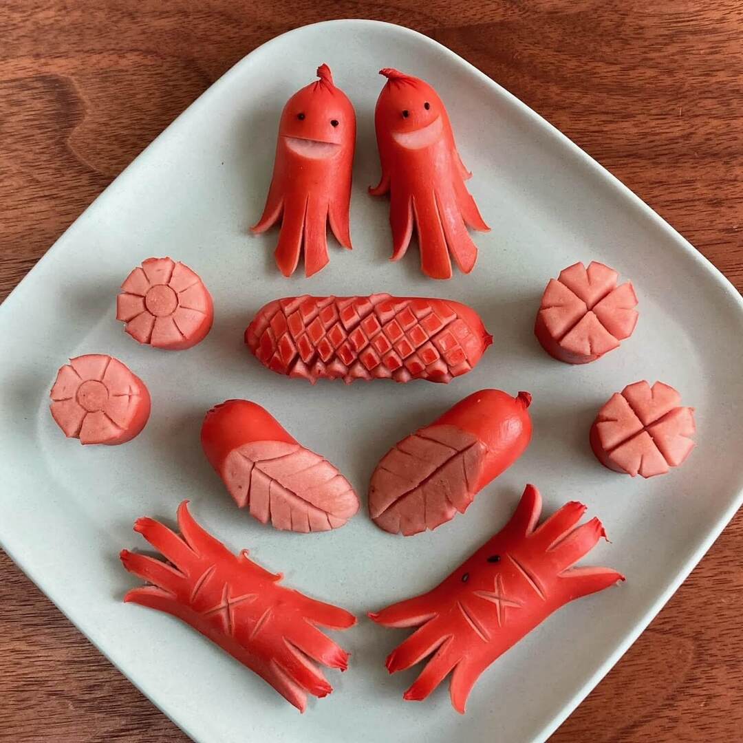 【ウインナーの飾り切り】食べやすくてかわいい！デコ苦手さんにもおすすめ！"本当に使える"切り方6選