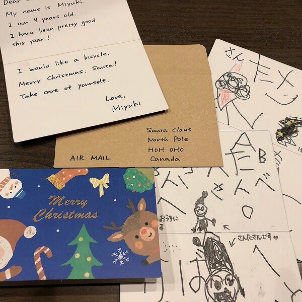 まだ間に合う【サンタさんへの手紙】日本語OK！切手代110円だけ！カナダから素敵な返事が届くよ♪