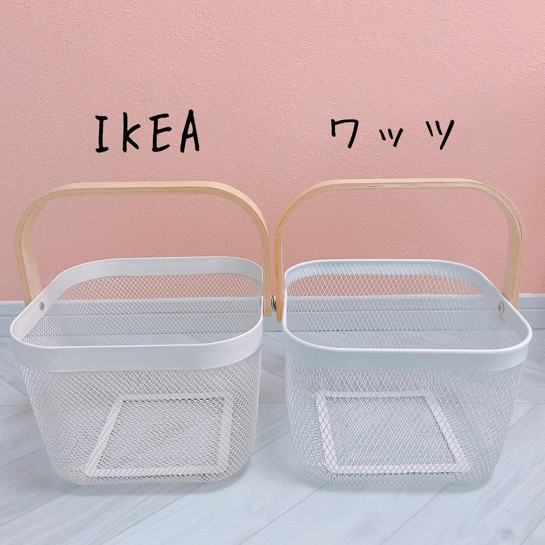 【イケア激似と超話題！】100均の「スチールメッシュバスケット」が子どもグッズ収納に万能でいくつでも欲しくなっちゃった！