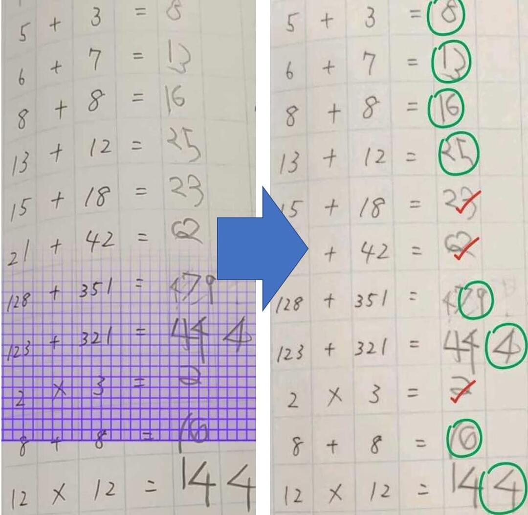 【神アプリ発見】じつは面倒すぎて悩ましかった「算数の丸つけ」が１秒で終わる！！感動レベルのその実力を徹底レポート！！