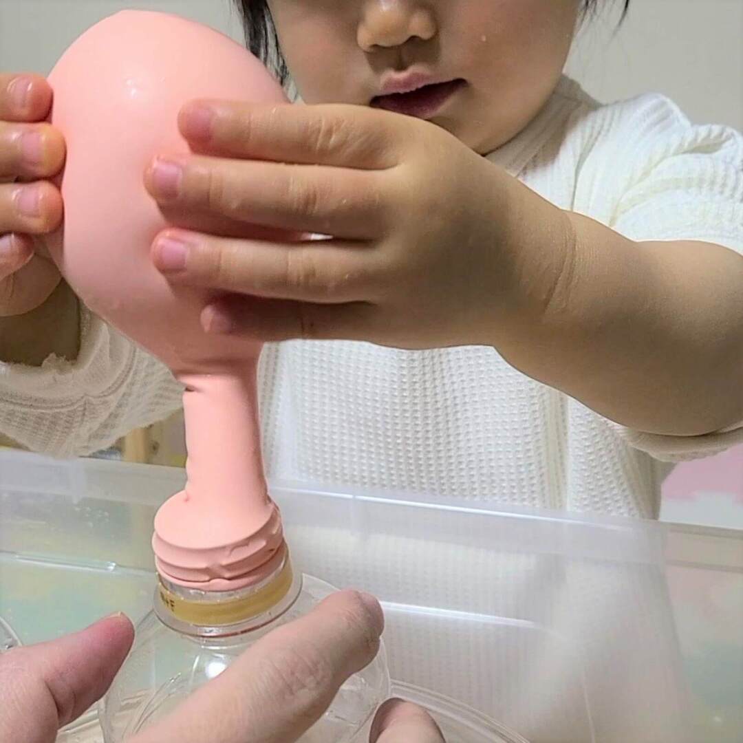 わが子の理系脳を【100均グッズ】で鍛えよう！風船がぷっくり～シュ～ン絶対盛り上がる簡単おうち実験
